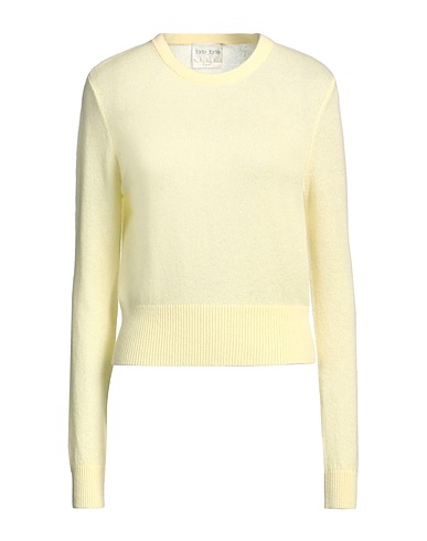 FORTE_FORTE Pullover Giallo pastello 66% Lana Vergine, 28% Cachemire, 6% Elastan