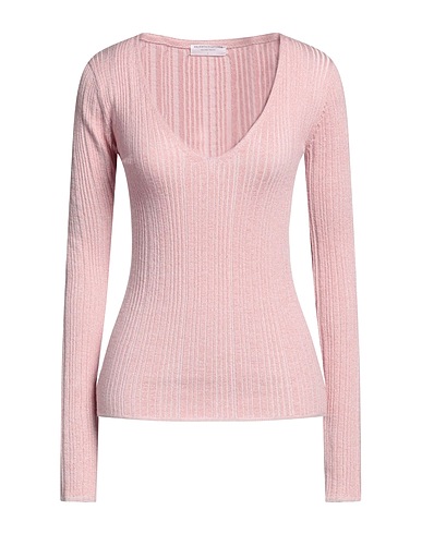 MAJESTIC FILATURES プルオーバー ピンク オーガニックコットン 54% / レーヨン 24% / ポリウレタン 15% / 金属繊維 7%