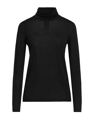 MAX MARA Polo neck Black 100% Virgin Wool