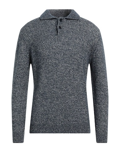 DANIELE FIESOLI Pullover Blau 40% Polyamid, 27% Baby alpakawolle, 18% Kaschmir, 15% Mohairwolle