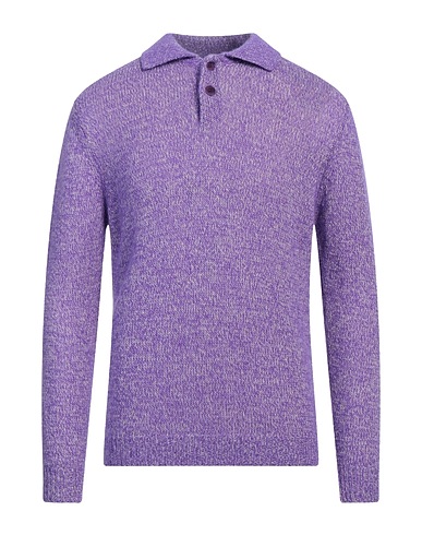 DANIELE FIESOLI Sweater Purple 40% Polyamide, 27% Baby alpaca wool, 18% Cashmere, 15% Mohair wool