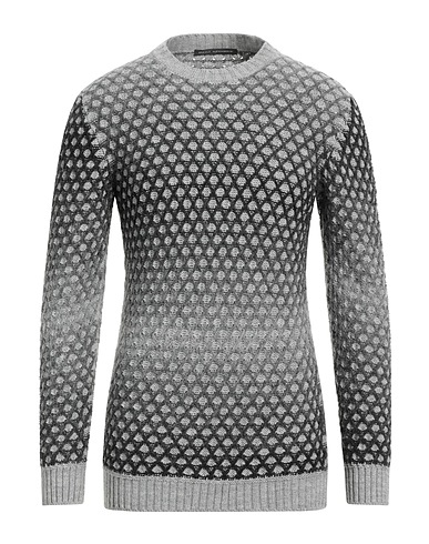DANIELE ALESSANDRINI Sweater Light grey 45% Acrylic, 45% Wool, 10% Polyamide
