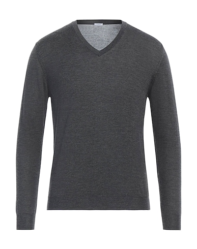 MALO Kaschmirpullover  Braungrau 70% Kaschmir, 30% Seide