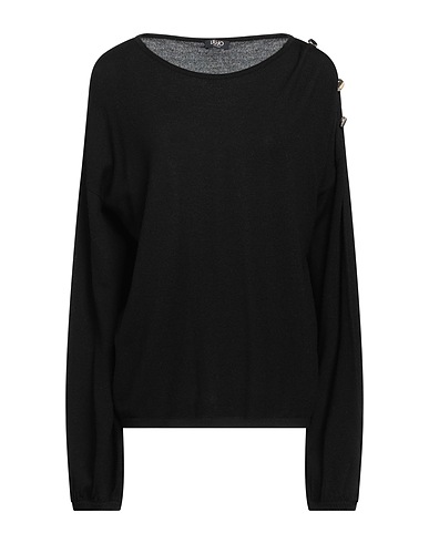LIU •JO Jumper Black 70% Wool, 30% Acrylic
