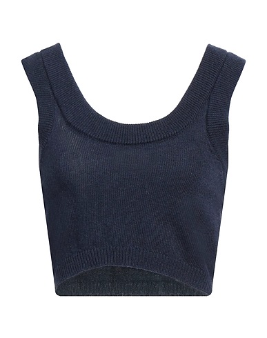 VICOLO Top Blu notte 40% Viscosa, 30% Poliammide, 25% Lana, 5% Cachemire