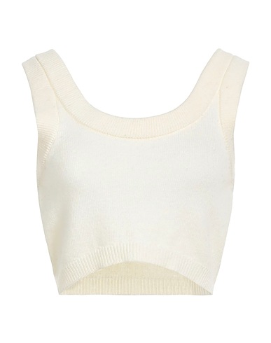 VICOLO Top Bianco 40% Viscosa, 30% Poliammide, 25% Lana, 5% Cachemire