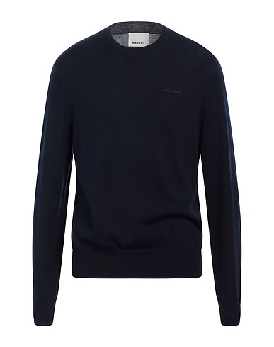 ISABEL MARANT Pullover Blu notte 100% Lana Merino, Poliammide, Elastan