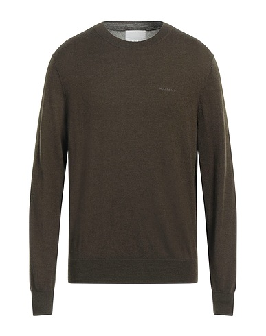 ISABEL MARANT Pullover Verde scuro 100% Lana Merino, Poliammide, Elastan
