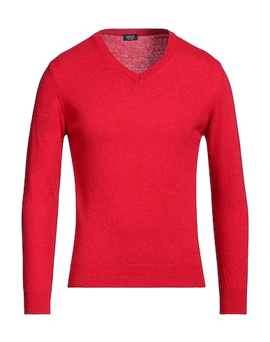 SACCHI Firenze Jumper Red 40% Viscose, 30% Polyamide, 25% Wool, 5% Cashmere