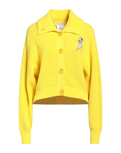 PHILOSOPHY di LORENZO SERAFINI Cardigan Yellow 70% Virgin Wool, 30% Cashmere, Acrylic, Wool