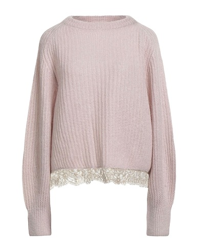 FABIANA FILIPPI Jumper Light pink 35% Mohair wool, 35% Alpaca wool, 30% Polyamide, PES - Polyethersulfone, Viscose