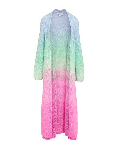 FORTE_FORTE Cardigan Light blue 50% Mohair wool, 50% Polyamide