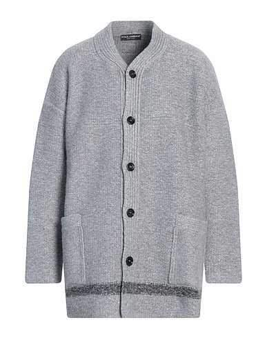 DOLCE&GABBANA Cardigan Grey 35% Polyamide, 32% Viscose, 32% Wool, 1% Elastane