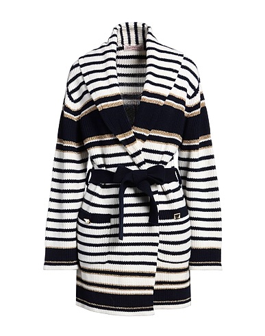 VALENTINO GARAVANI Cardigan White 100% Virgin Wool, Polyester, Polyamide