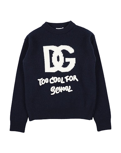 DOLCE&GABBANA Jumper Midnight blue 100% Virgin Wool
