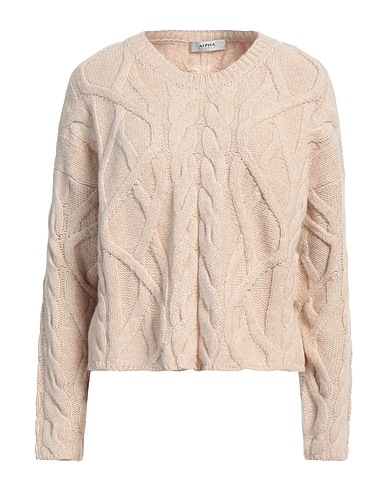 ALPHA STUDIO Jumper Beige 45% Wool, 30% Alpaca wool, 25% Polyamide