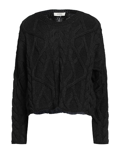 ALPHA STUDIO Jumper Charcoal 45% Wool, 30% Alpaca wool, 25% Polyamide