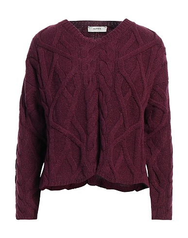 ALPHA STUDIO Jumper Mauve 45% Wool, 30% Alpaca wool, 25% Polyamide