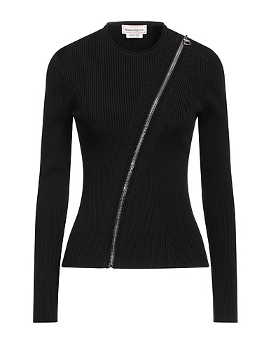 MCQUEEN Jumper Black 83% Viscose, 17% Polyester