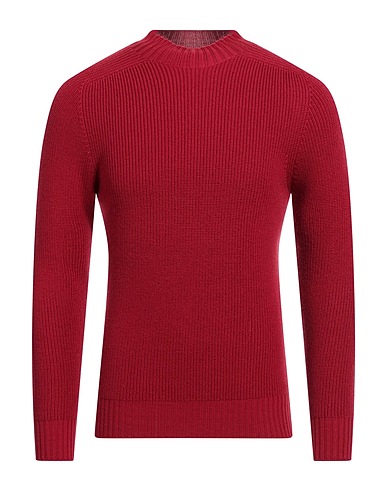 GRAN SASSO Turtleneck Burgundy 100% Virgin Wool