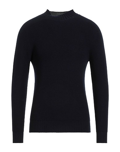 GRAN SASSO Polo neck Midnight blue 100% Virgin Wool