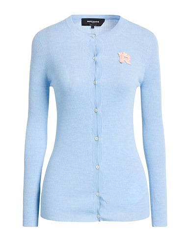 ROCHAS Cardigan Light blue 100% Virgin Wool