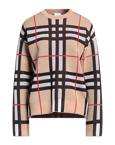 BURBERRY Jumper Camel 69% Polyamide, 30% Cotton, 1% Elastane