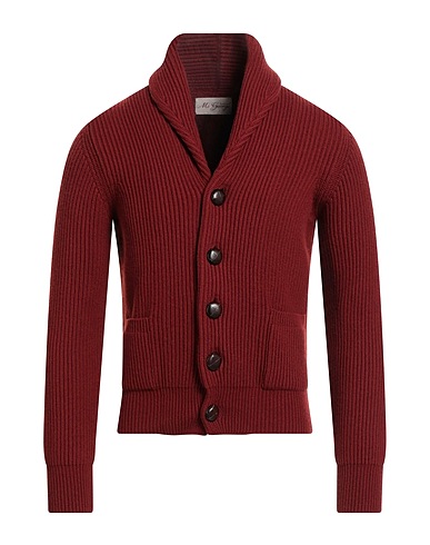 MC GEORGE Strickjacke Schokobraun 90% Wolle, 10% Kaschmir