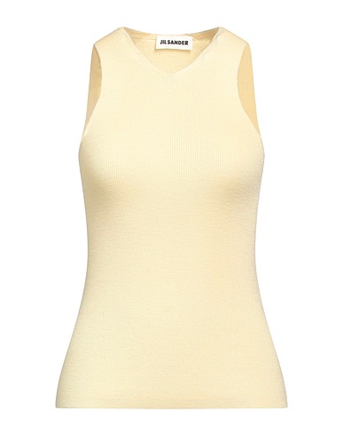 JIL SANDER Pullover Pastellgelb 100% Wolle