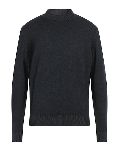 EYNESSE Polo neck Dark green 100% Virgin Wool