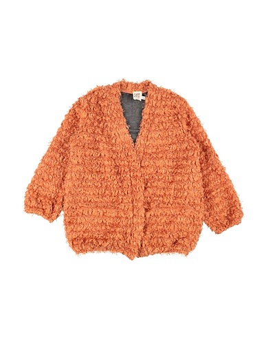 CAFFÉ D'ORZO Cardigan Rust 86% Polyester, 10% Viscose, 4% Elastane