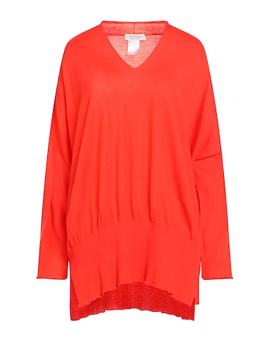 LE TRICOT PERUGIA Jumper Tomato red 100% Virgin Wool