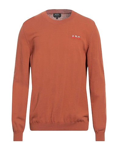 A.P.C. Pullover Schokobraun 100% Baumwolle