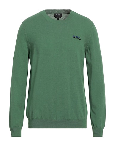 A.P.C. Jumper Green 100% Cotton
