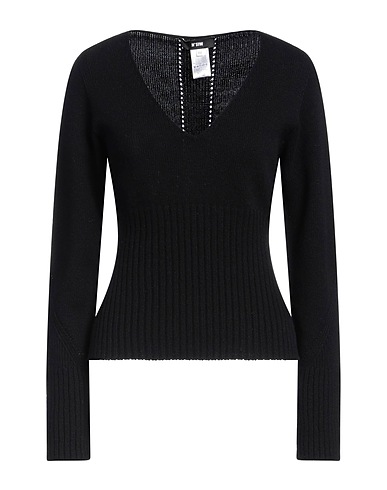 MIS.N Sweater Black 70% Merino Wool, 30% Cashmere