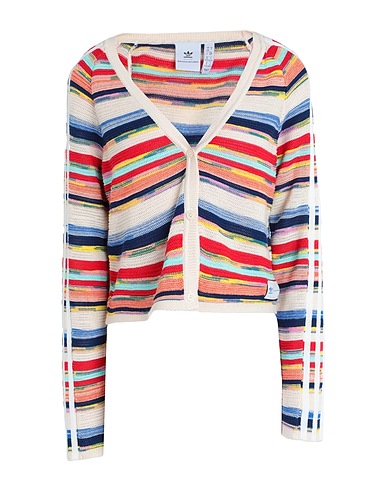 ADIDAS ORIGINALS x KSENIA SCHNAIDER Cardigan KSENIA CARDIGAN
 Red 88% Cotton, 12% Ramie