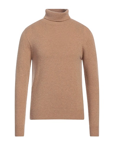 ORIGINAL VINTAGE STYLE Turtleneck Camel 70% Merino Wool, 30% Cashmere