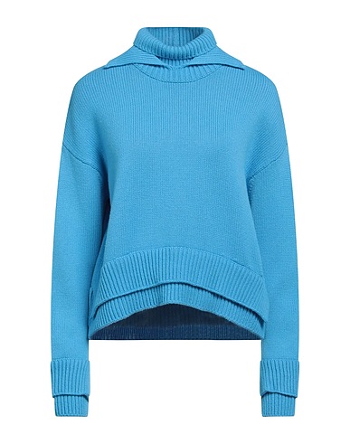 MRZ Polo neck Azure 70% Virgin Wool, 30% Cashmere