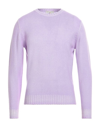FILIPPO DE LAURENTIIS Pullover COLORS Lila 90% Super 120s Wolle, 10% Kaschmir