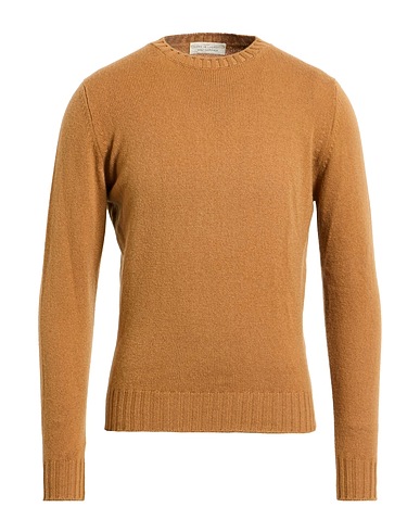 FILIPPO DE LAURENTIIS Pullover COLORS Hellbraun 90% Super 120s Wolle, 10% Kaschmir