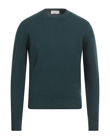 FILIPPO DE LAURENTIIS Jumper COLORS Dark green 90% Super 120s Wool, 10% Cashmere