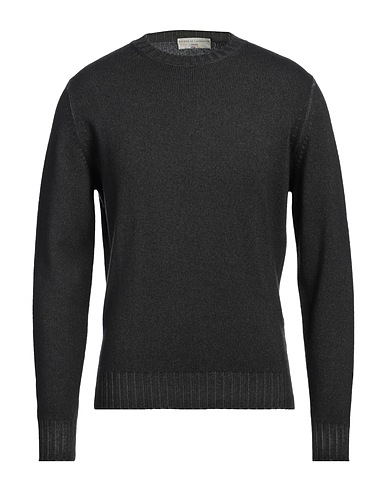 FILIPPO DE LAURENTIIS Jumper COLORS Charcoal 90% Super 120s Wool, 10% Cashmere