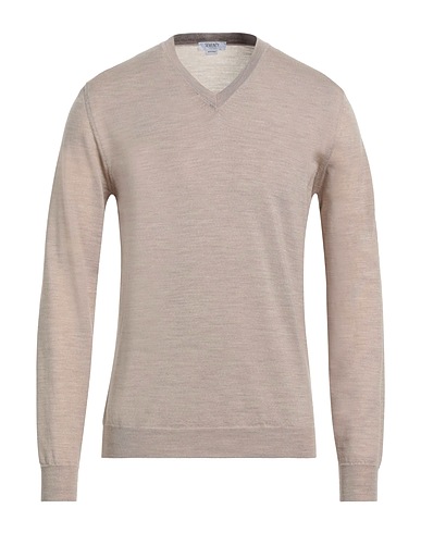 SEVENTY VENEZIA Pullover Hellbraun 100% Schurwolle