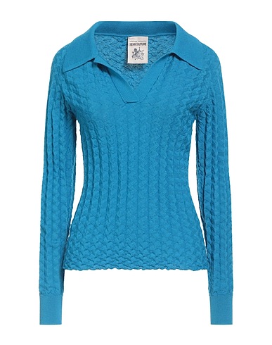 SEMICOUTURE Jumper Azure 100% Virgin Wool