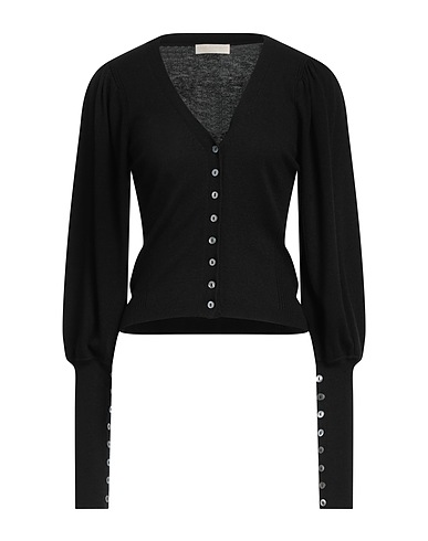 ULLA JOHNSON Cardigan Black 35% Viscose, 35% Nylon, 30% Wool