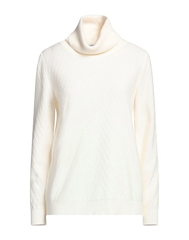 GIORGIO GRATI Turtleneck Cream 45% Virgin Wool, 25% Viscose, 20% Polyamide, 10% Cashmere