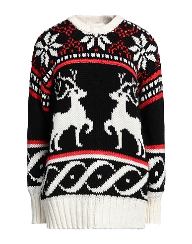 VICOLO Jumper Black 42% Acrylic, 30% Mohair wool, 28% Polyamide
