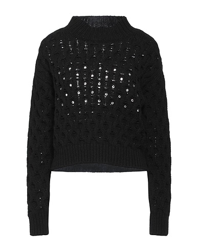 ELEONORA GOTTARDI Turtleneck NERO 90% Wool, 10% Cashmere