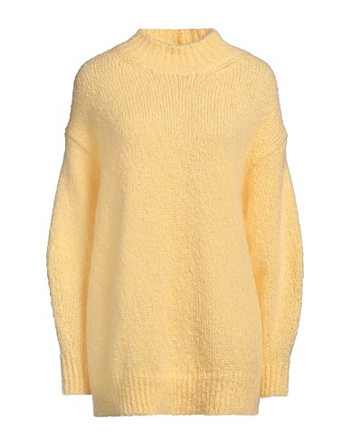 ISABEL MARANT Polo neck Yellow 62% Mohair wool, 38% Polyamide
