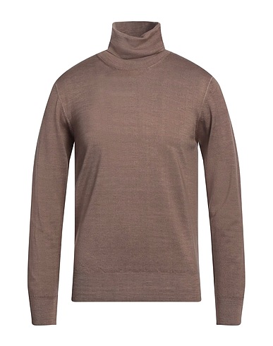 ALTEA Polo neck Khaki 100% Virgin Wool